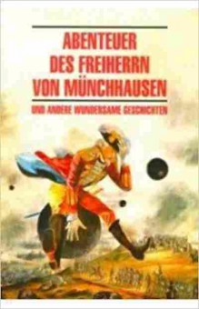 Книга Приключения барона Мюнхаузена (на нем.яз.), б-9404, Баград.рф